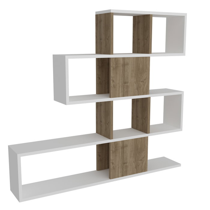Hanah Home Karlin - Blanco, Nogal Hanah Home Karlin - Blanco, Nogal